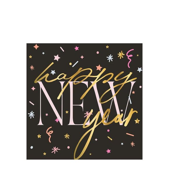 Happy New Year’s Eve Beverage Paper Napkins - Picture 1 of 1